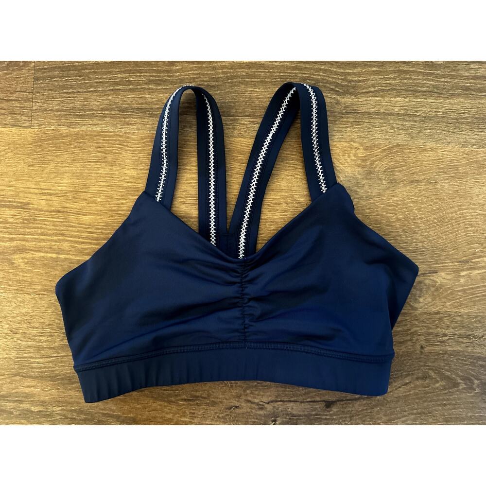 Handful Navy Sports Bra Size M
